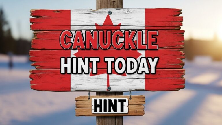 Canuckle Hint Today